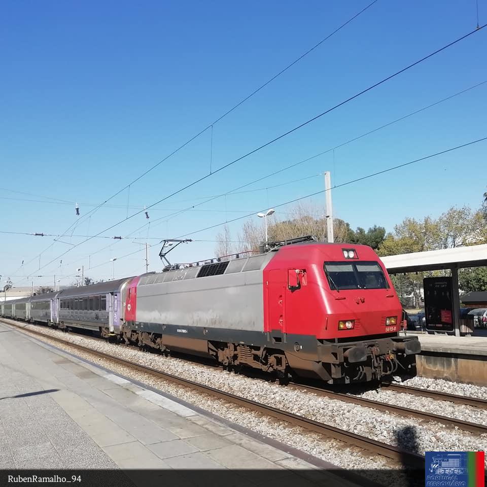 Locomotiva 5615 em Vila Franca de Xira