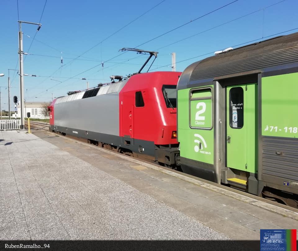 Locomotiva 5601 em Vila Franca de Xira
