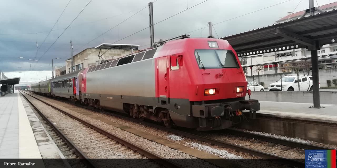 Locomotiva 5606 na Guarda