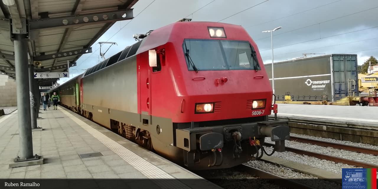 Locomotiva 5606 na Guarda